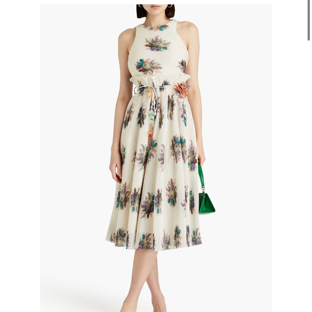 Floral Print Sleeveless Dress